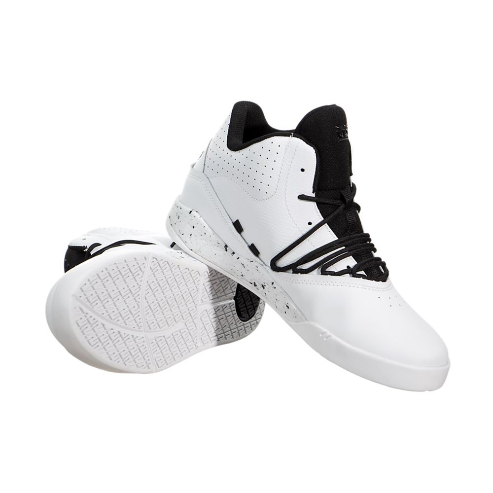 Baskets Supra Estaban Blanche Noir White/Black-White Femme | INC-35724658